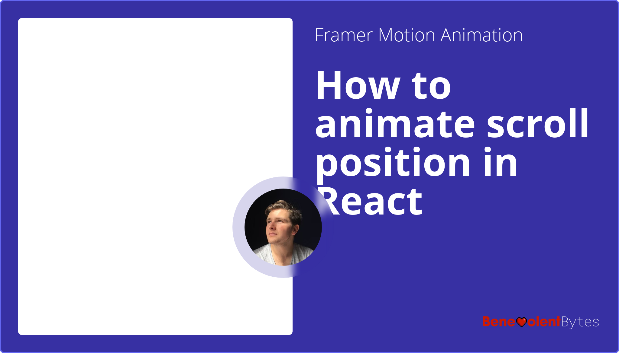 How to animate scroll position in React